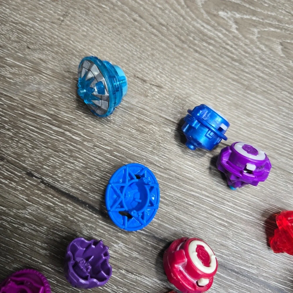 Hasbro Beyblade Burst Performance Tips Drivers Lot 12pc Multi Color Mixed Tested